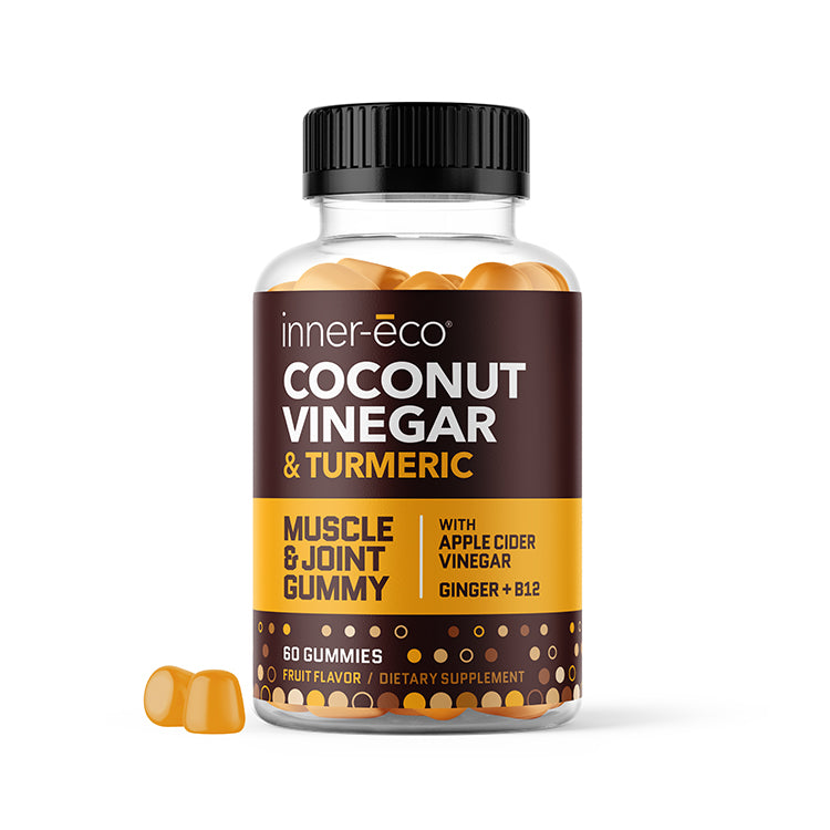 Inner-Eco Coconut Vinegar & Turmeric Gummies